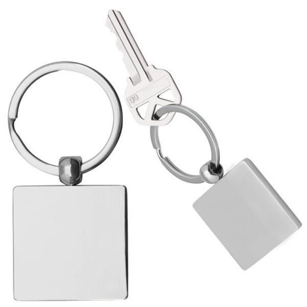 Square Metal Keychain Thumbnail